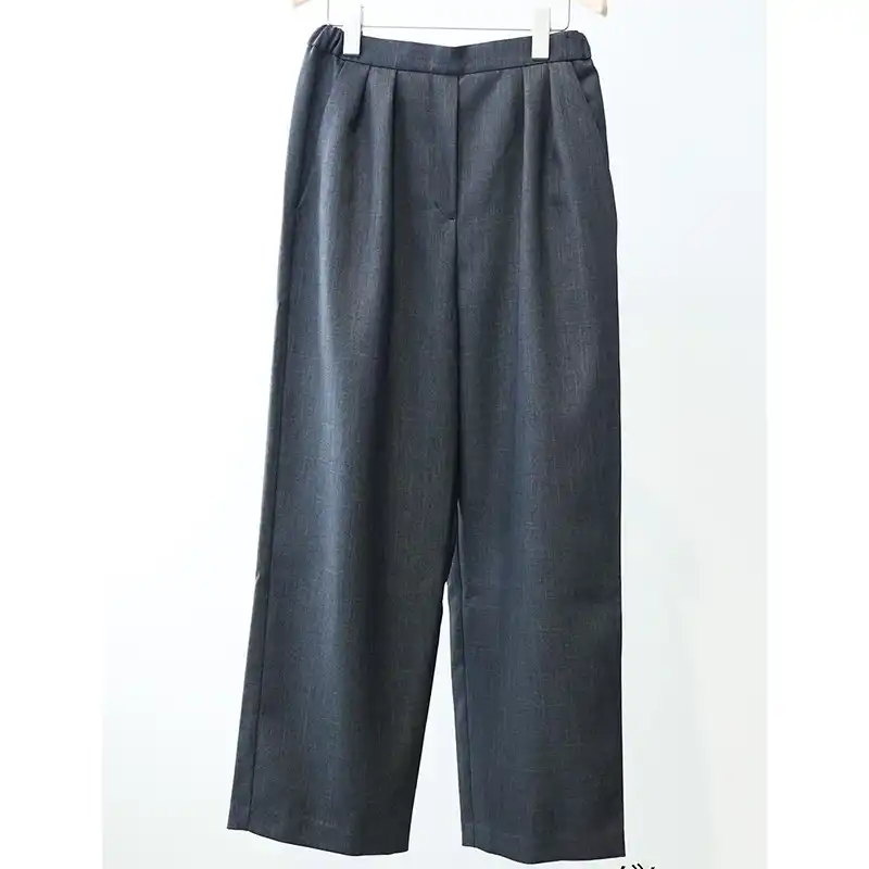 MidoUmi  ワイドスラックスパンツ  /GY91 【日本製】